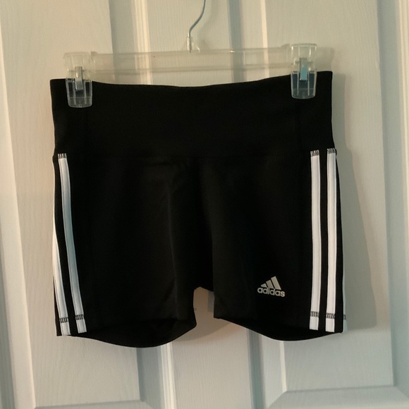 adidas Pants - Adidas Black Spandex Shorts